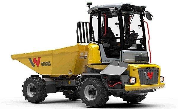 a yellow dump truck with a white background